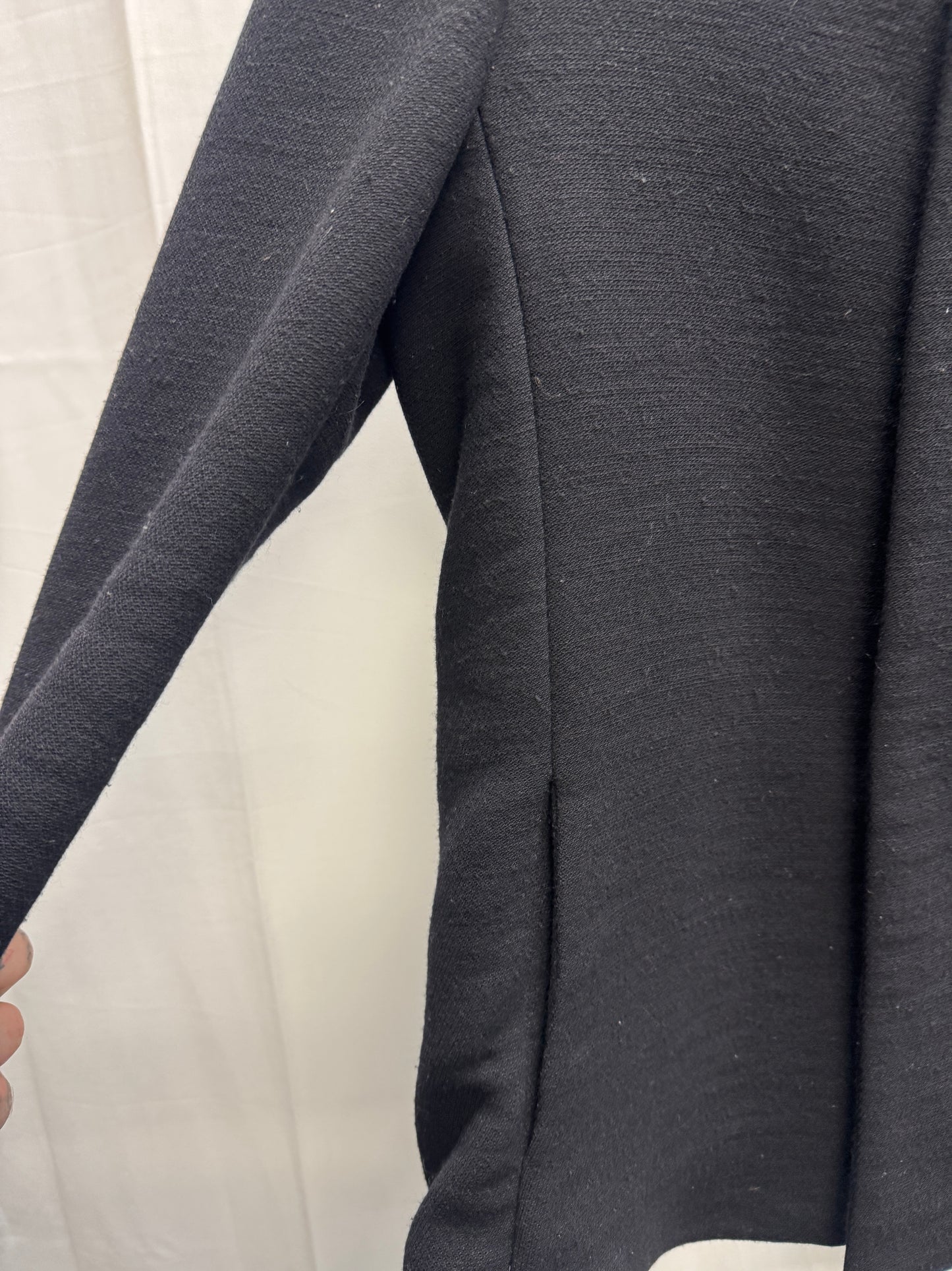 Katabira Oriella wool layered sleeve jacket