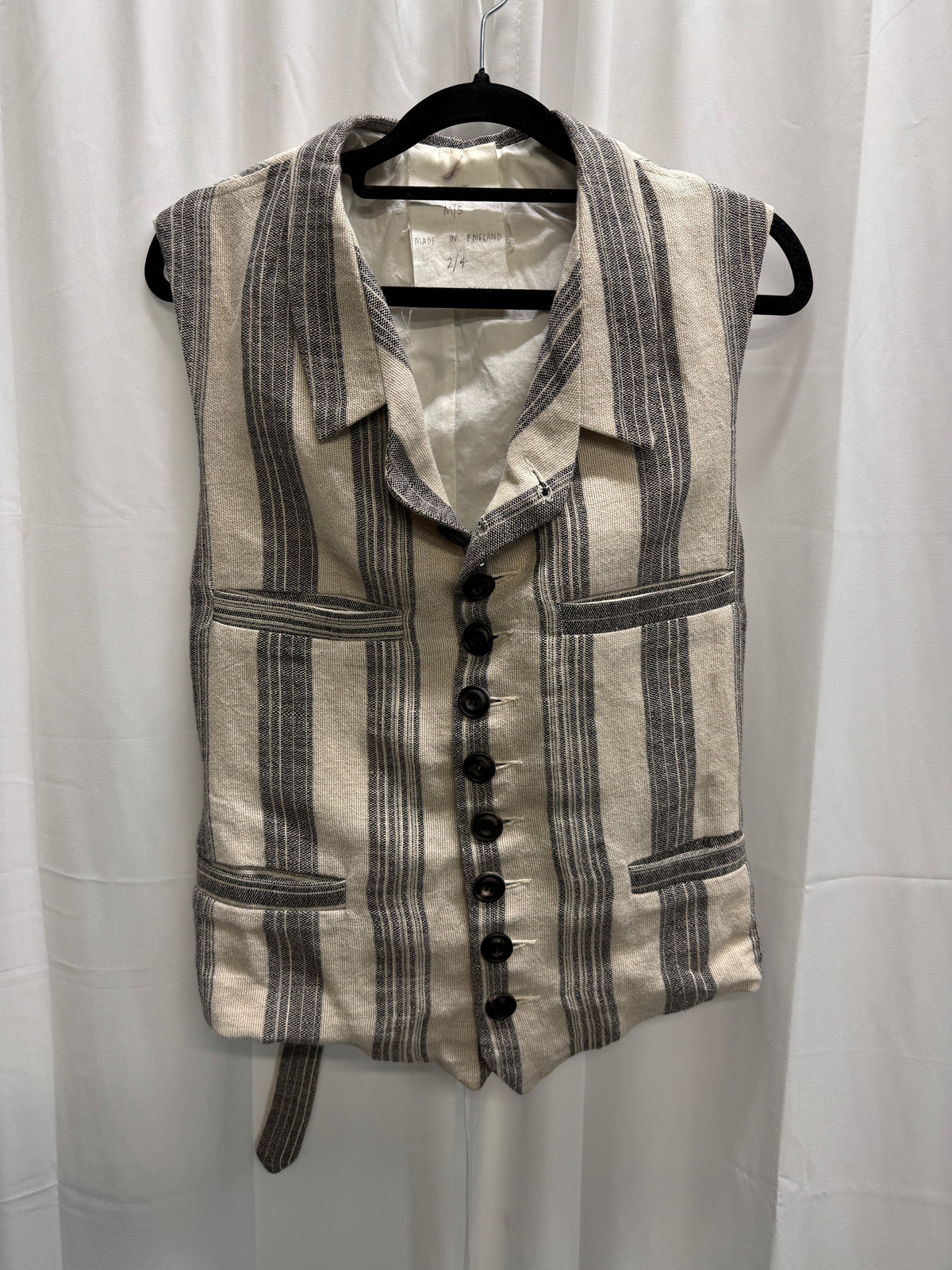 John Alexander Skelton Striped Tailored Waistcoat