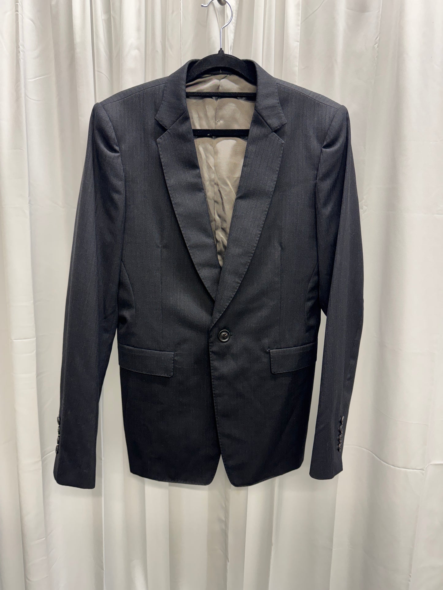 Julius SS08 Sample Single Button Tailored Wool Blazer