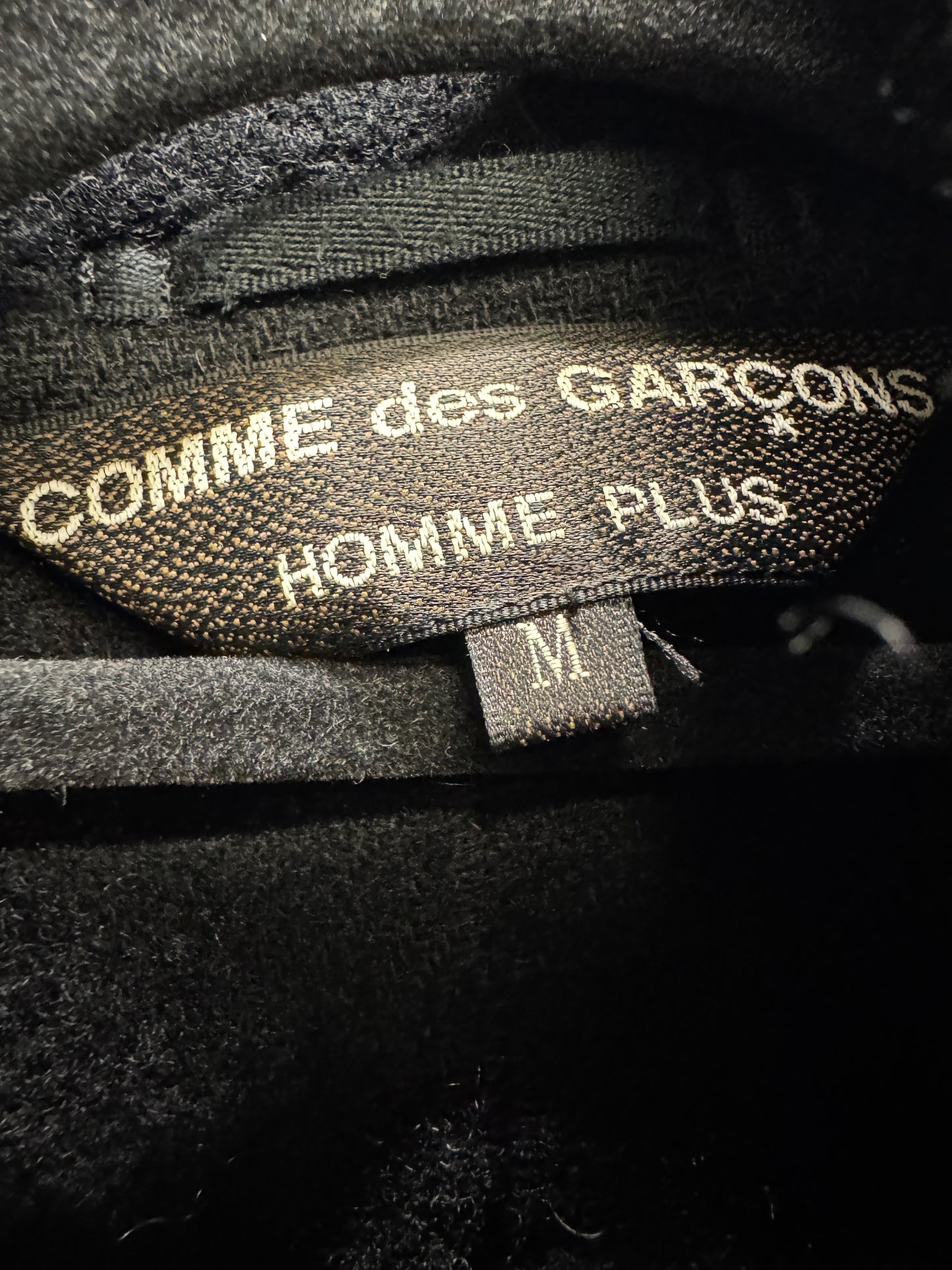Comme Des Garcons Homme Plus AW21 Darkroom Shrunken Wool Reversible Coat