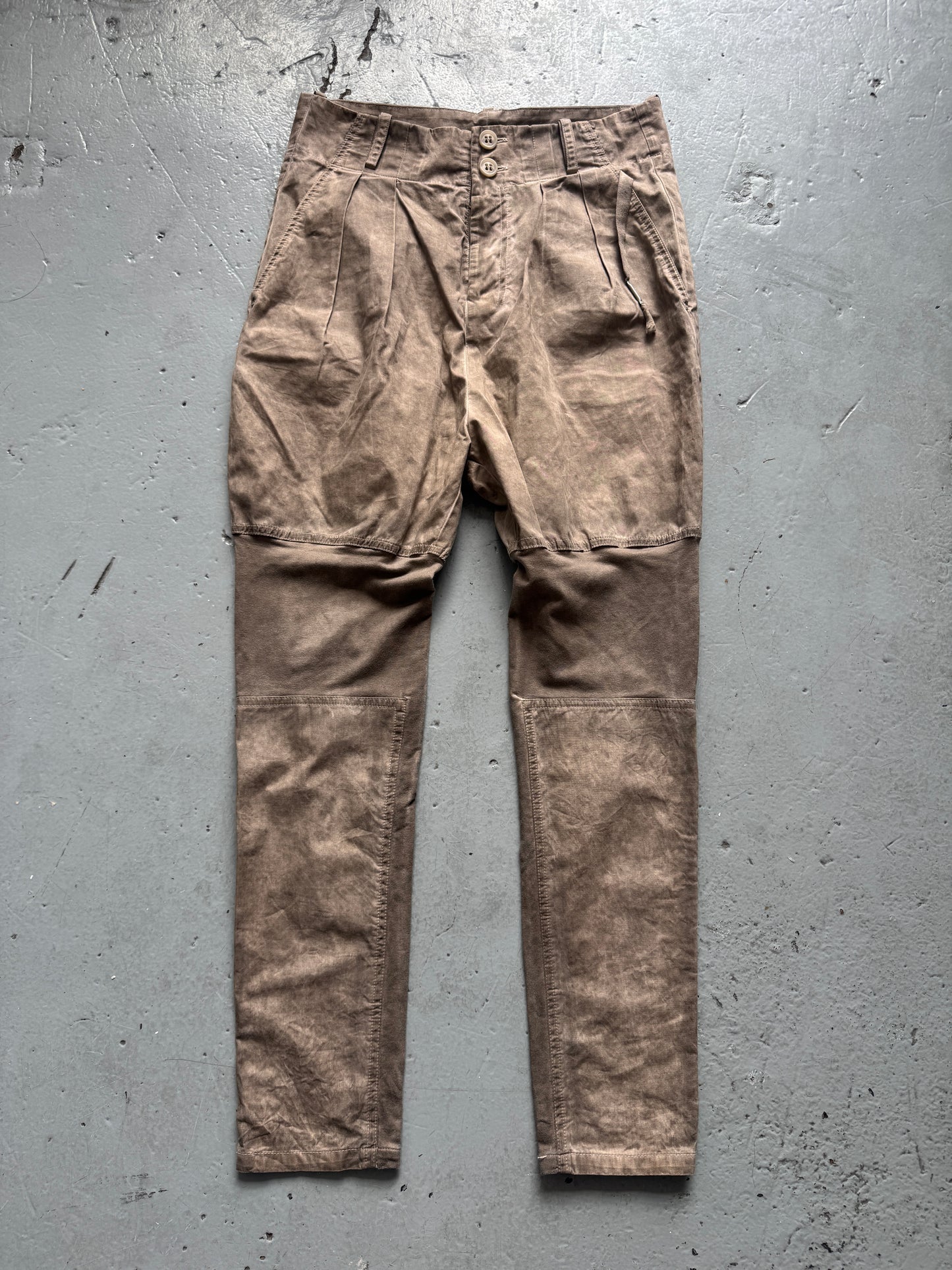 damir doma jersey knee detail trouser