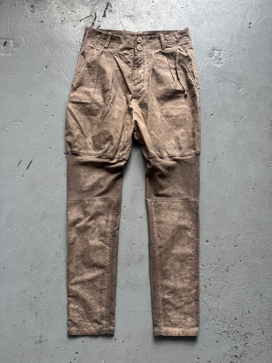 damir doma jersey knee detail trouser