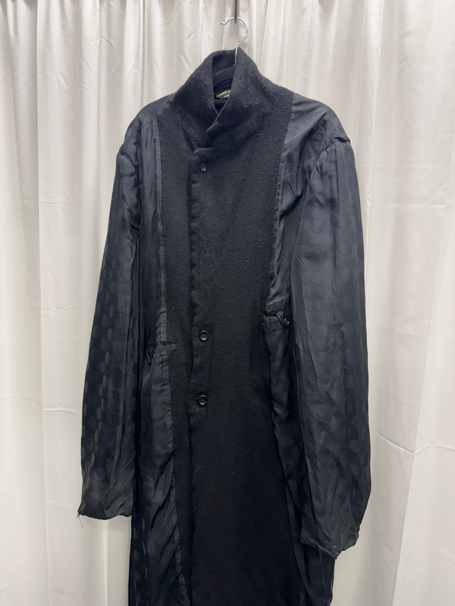 Comme Des Garcons Homme Plus AW21 Darkroom Shrunken Wool Reversible Coat