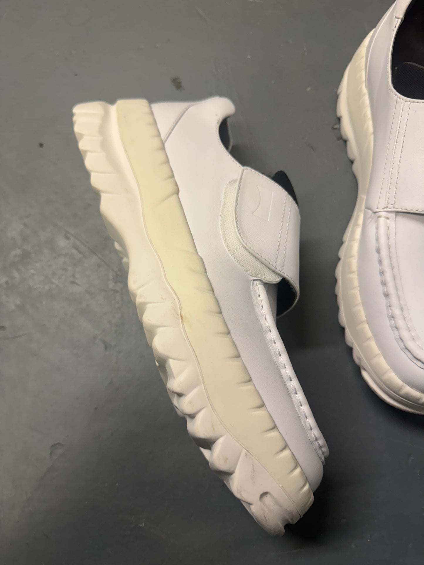 Kiko Kostadinov x Camper Sample White Strap Loafer