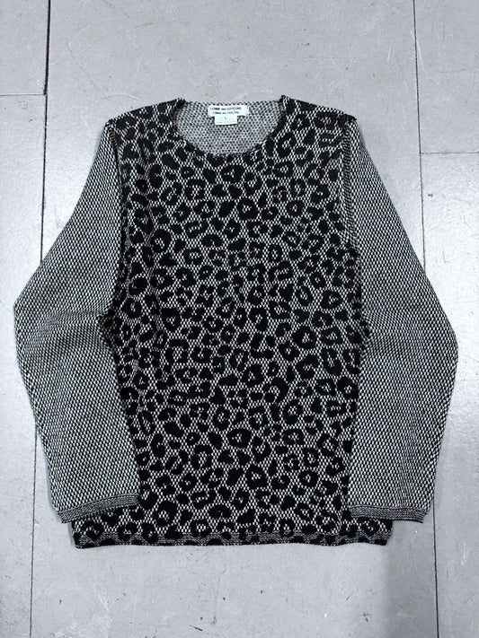 Comme Des Garcons Leopard Knit