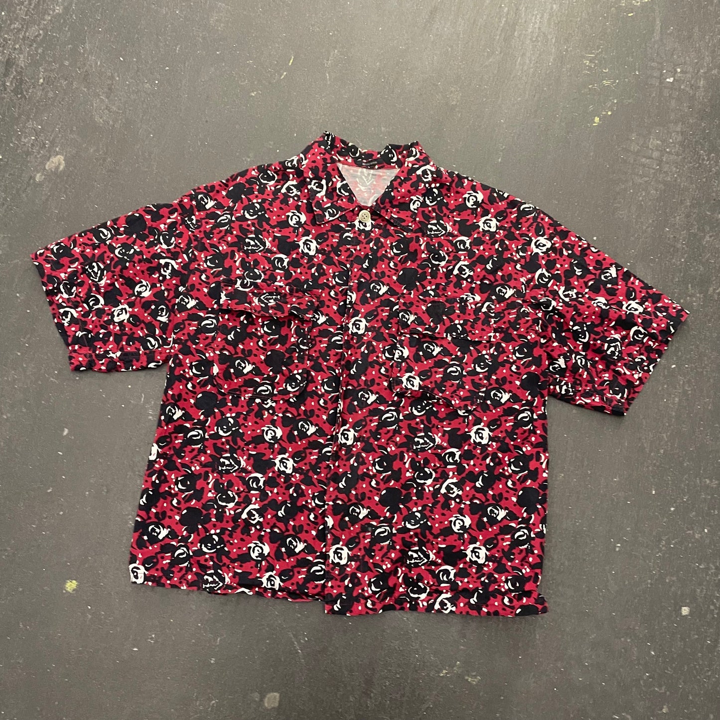 Yohji Yamamoto Y’s For Men Gothic Floral Shirt