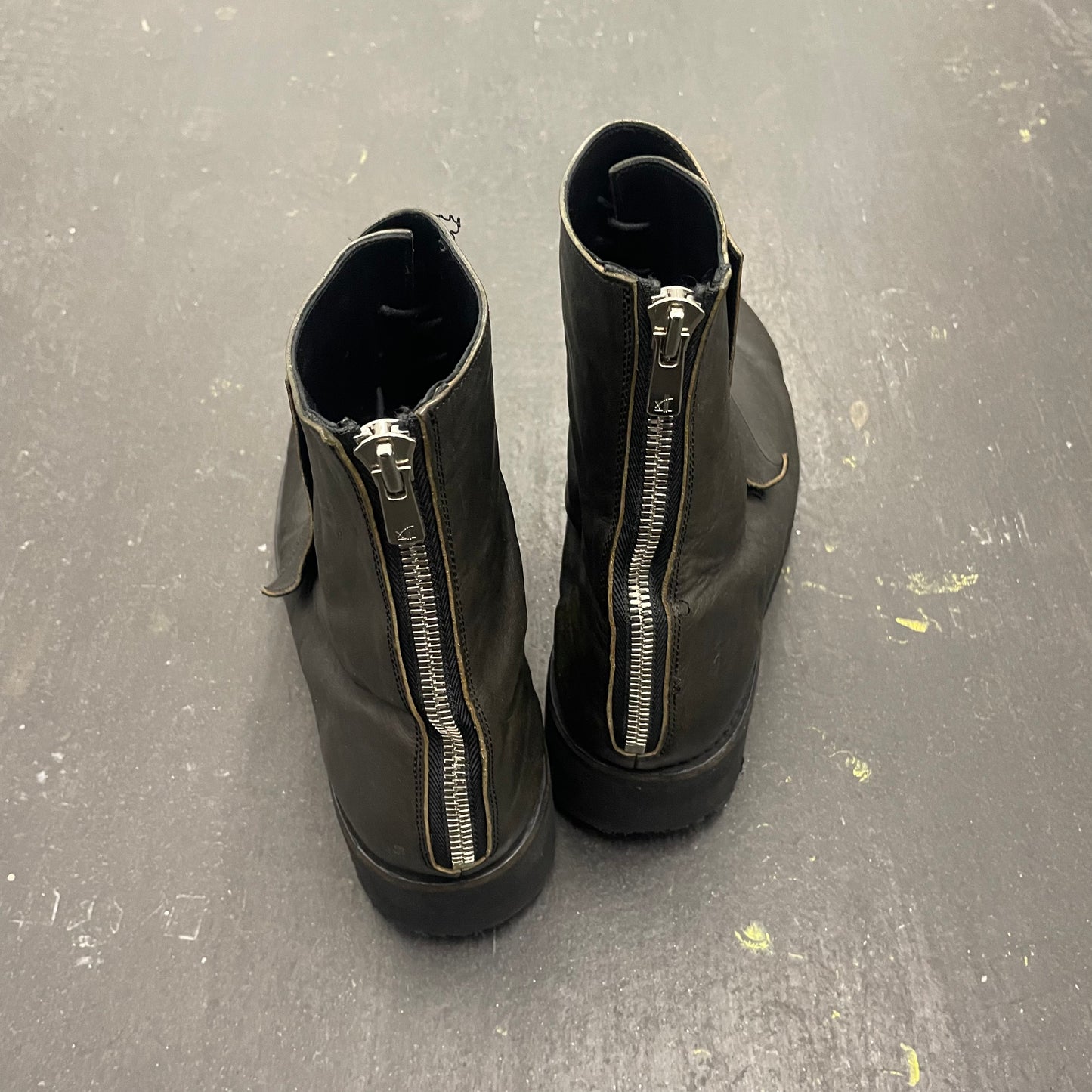 Portaille Horse Leather Cross Strap Boots