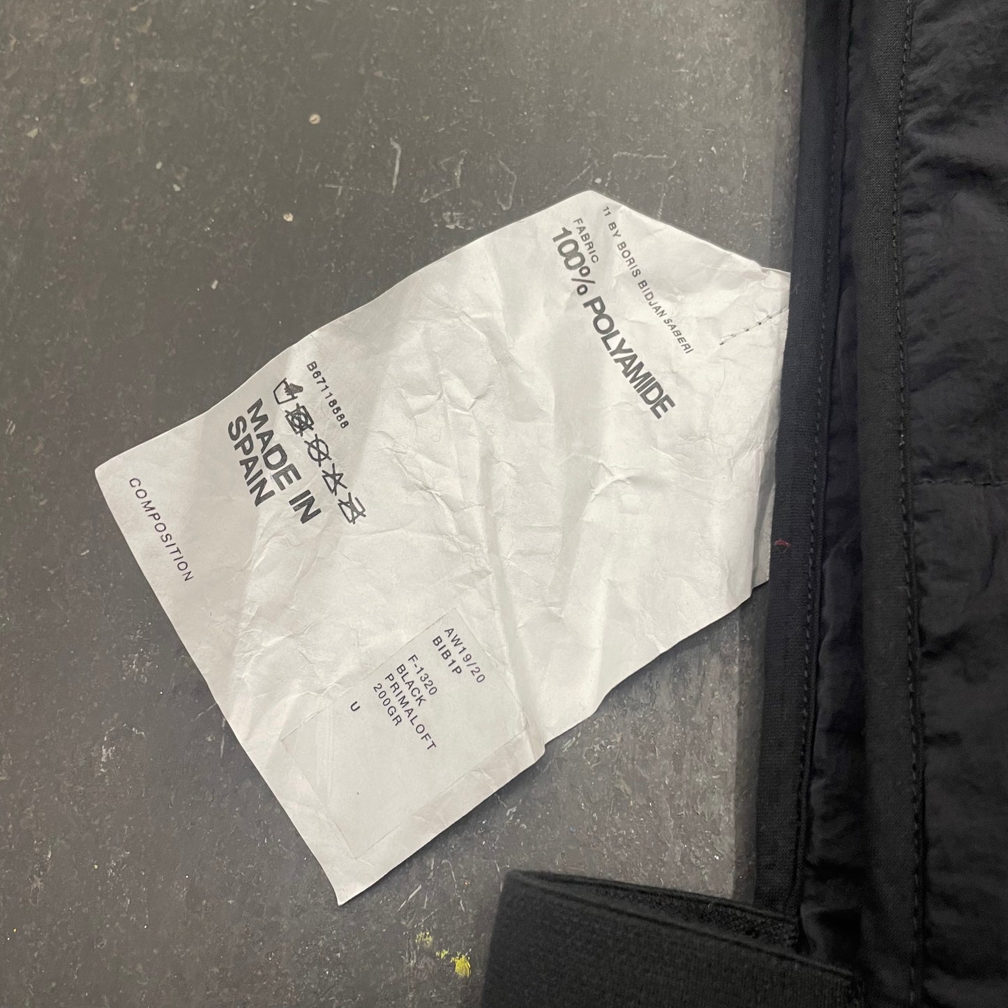 Boris Bidjan Saberi 11 Bulletproof (not really) Vest