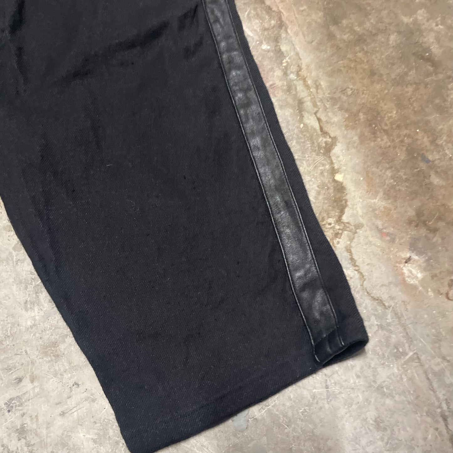 Isamu Katayama Backlash Linen/Leather Shorts