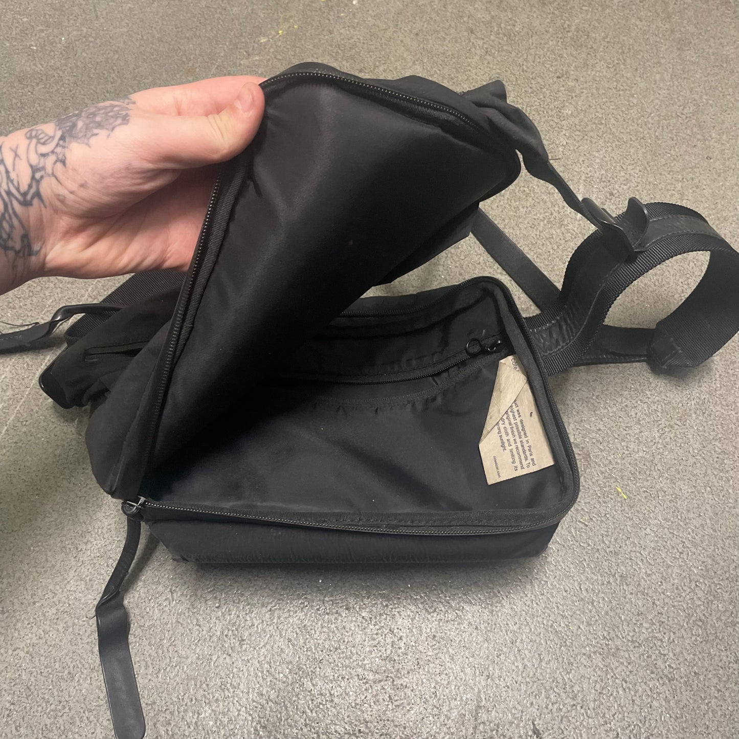 Yohji Yamamoto Y’s x Cote et Ciel Modular Taped Seam Waistbag