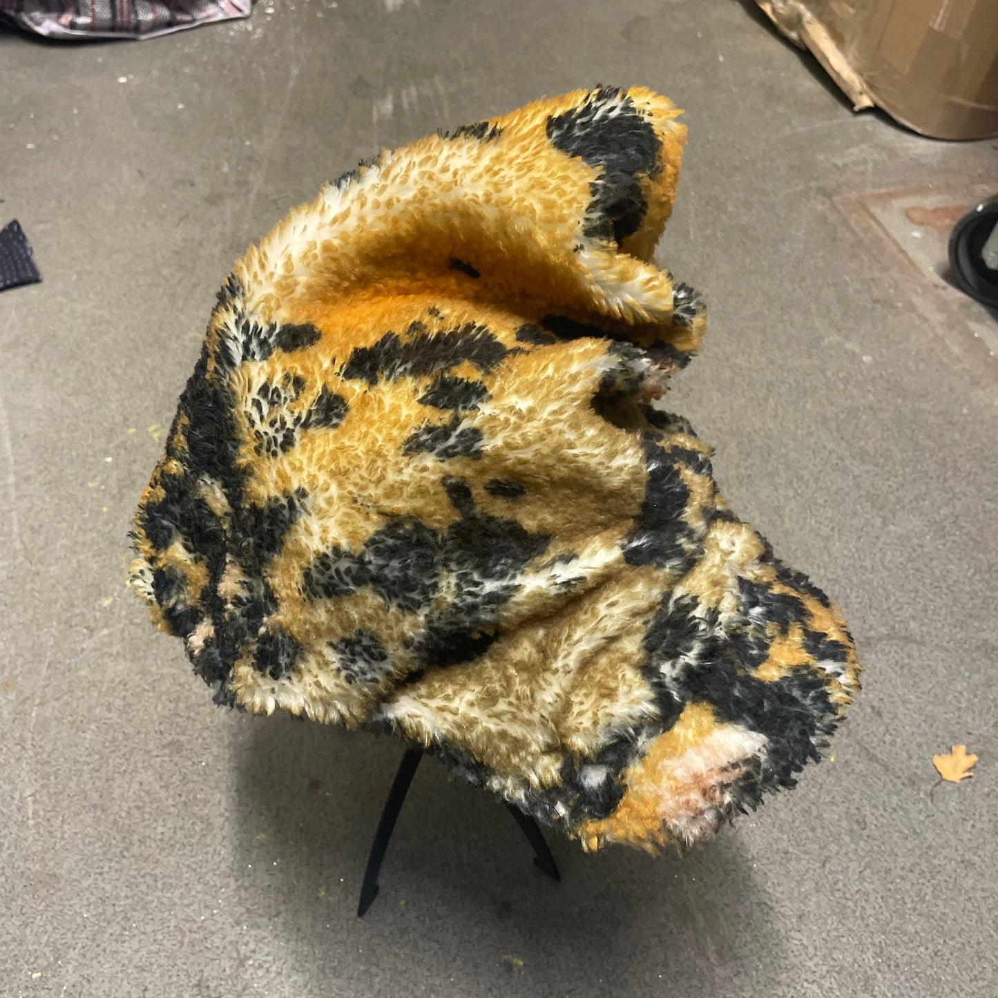 Per Gotesson Leopard Shearling Hat