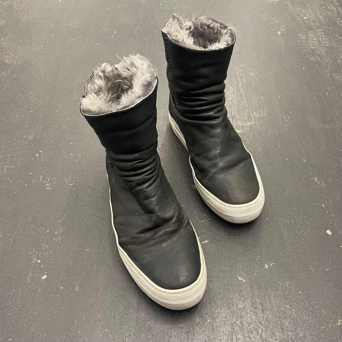 Incarnation Linea-F Horse Leather Backzip Sneaker