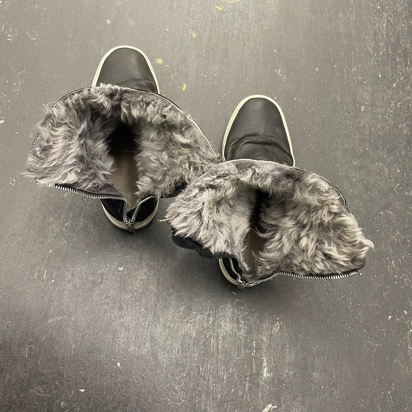 Incarnation Linea-F Horse Leather Backzip Sneaker