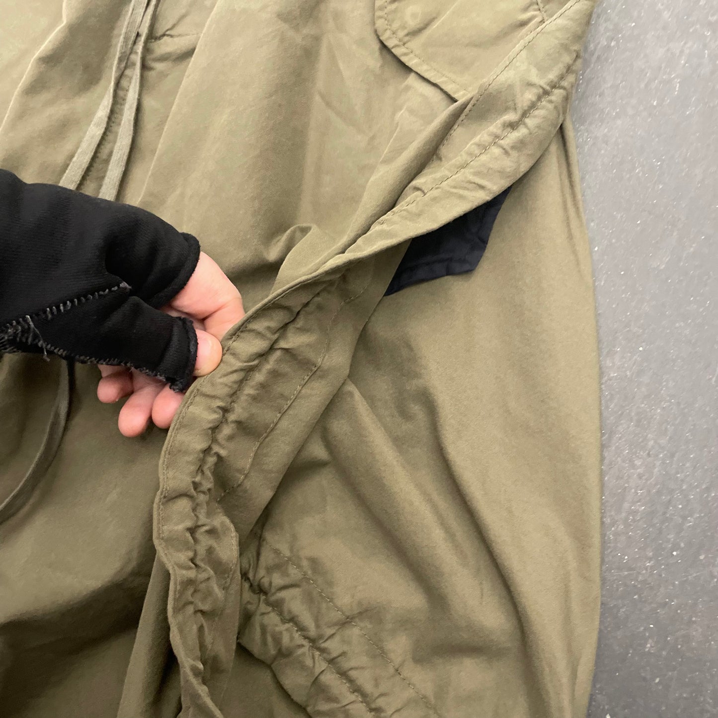 Julius Curved Leg Layer Drop Crotch Shorts