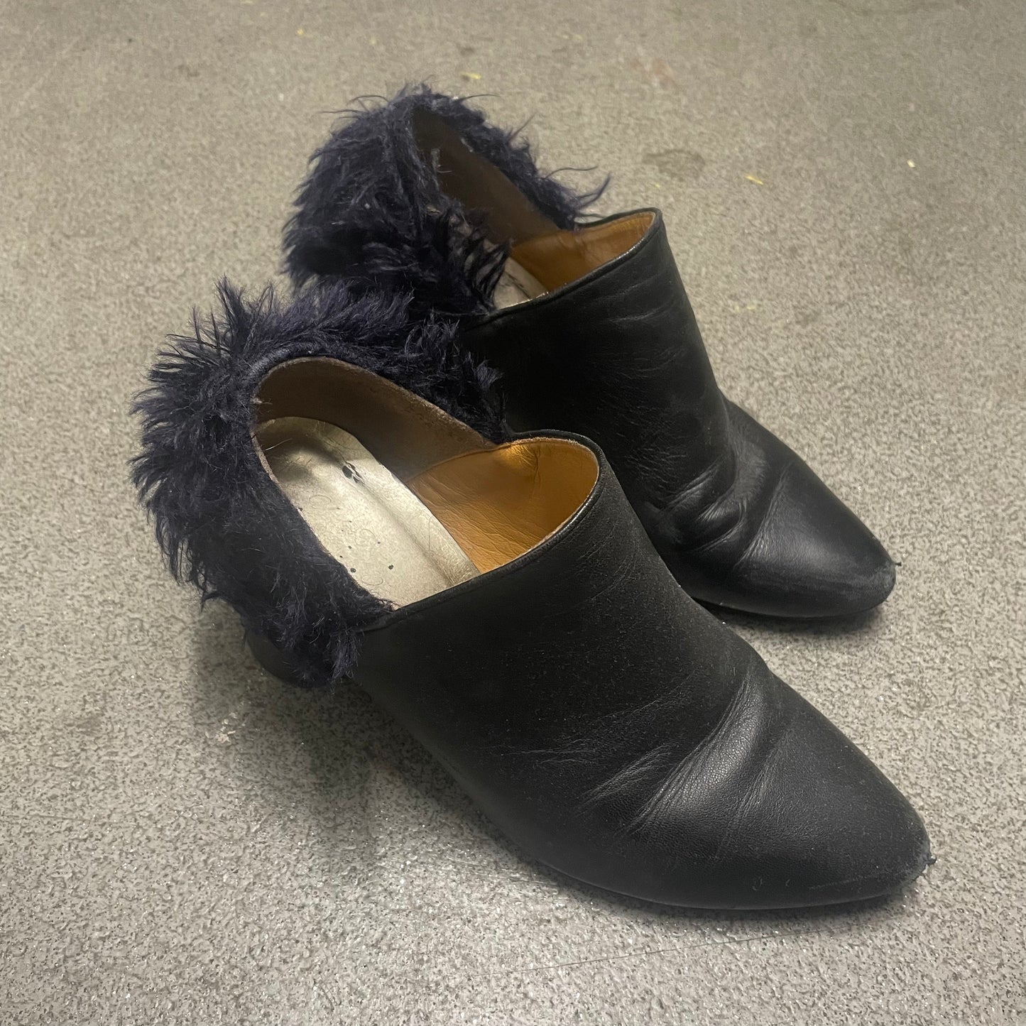 Undercover Fur Backed Heel