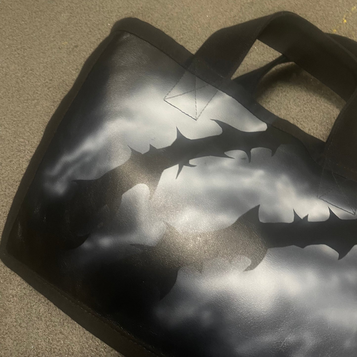 Stefan Cooke SS21 x Will Bond Airbrushed Leather Mini Shopper