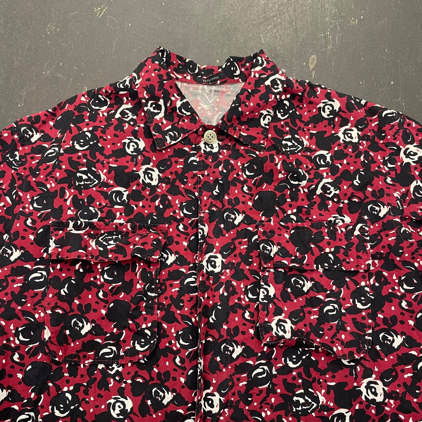 Yohji Yamamoto Y’s For Men Gothic Floral Shirt