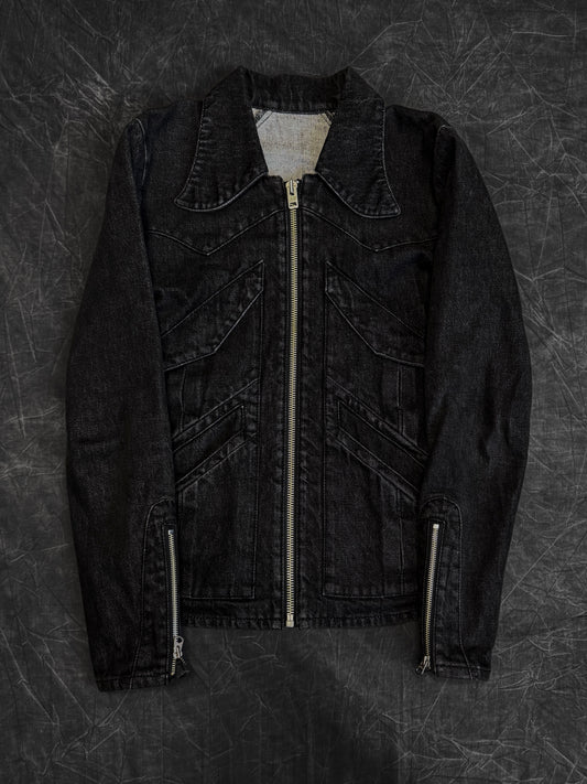 Toxica Curve Collar Denim Jacket
