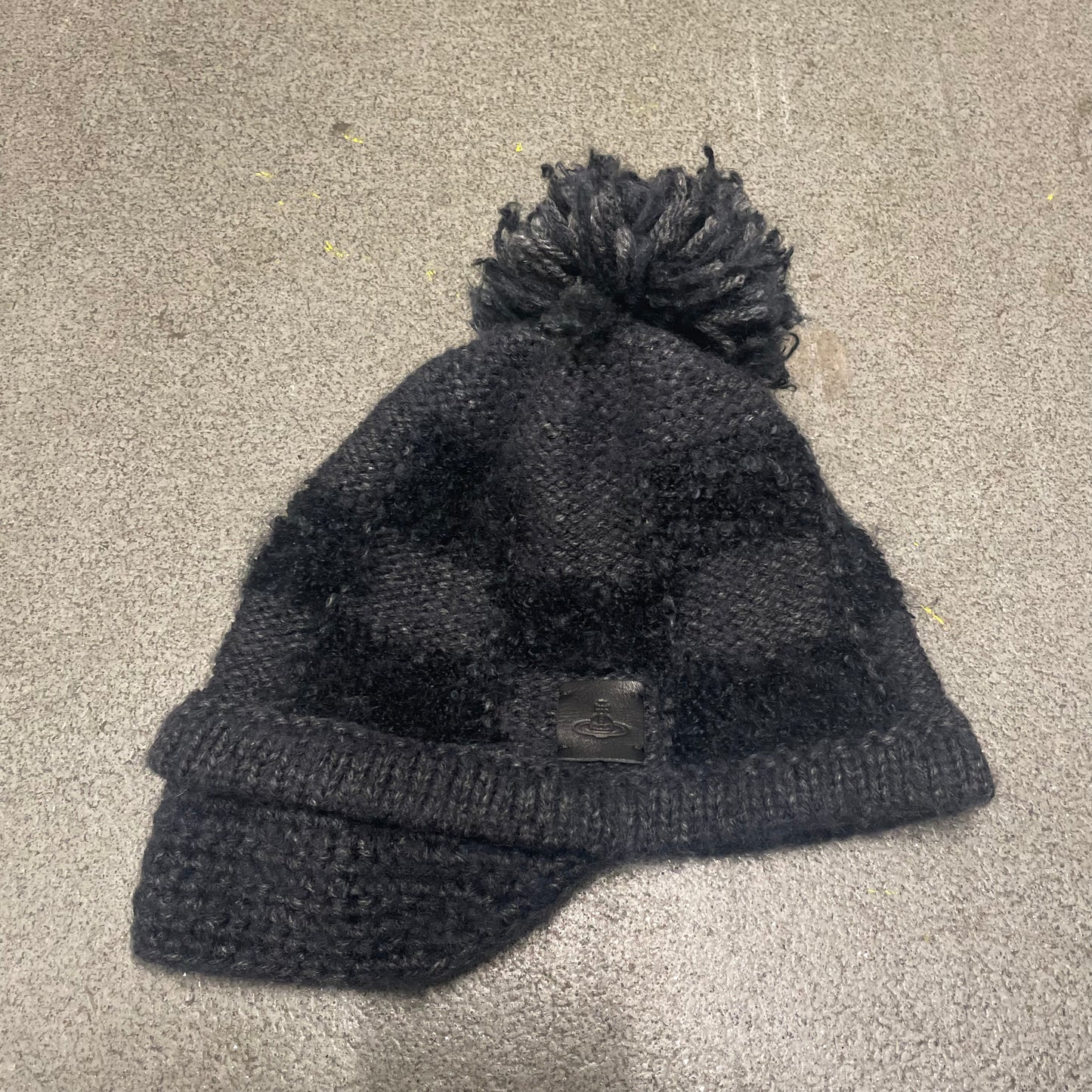 Vivienne Westwood Peaked Knit Bobble Hat