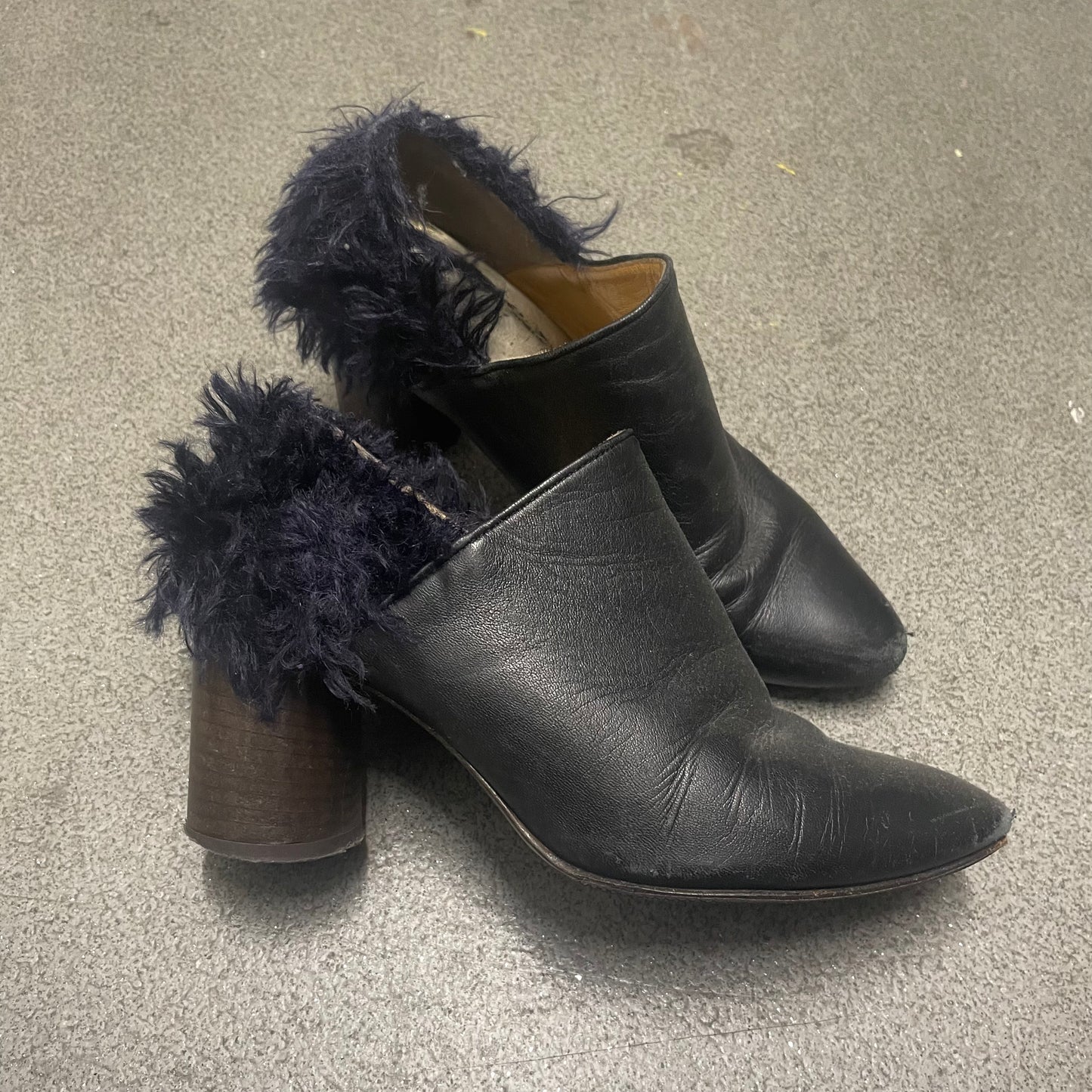 Undercover Fur Backed Heel