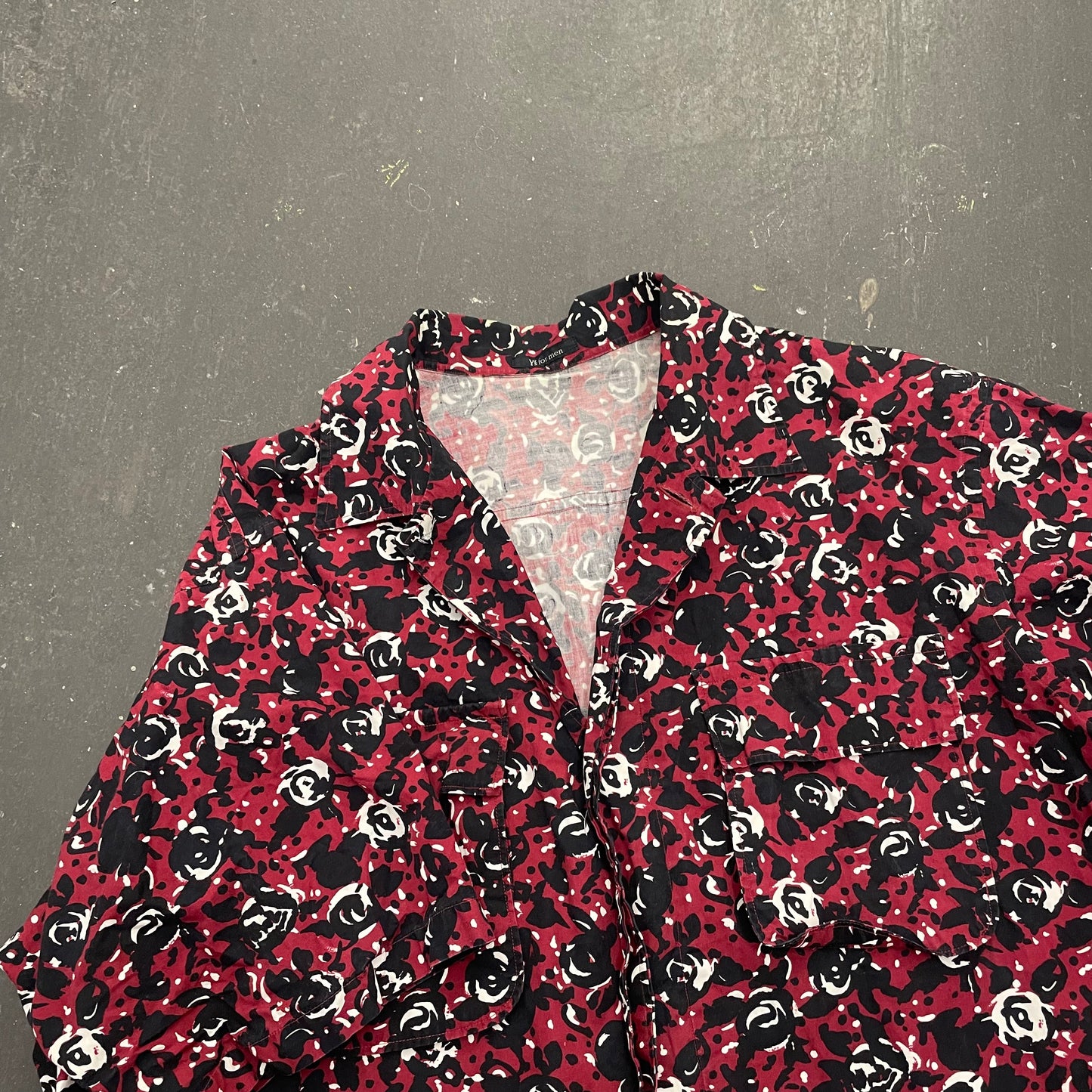 Yohji Yamamoto Y’s For Men Gothic Floral Shirt