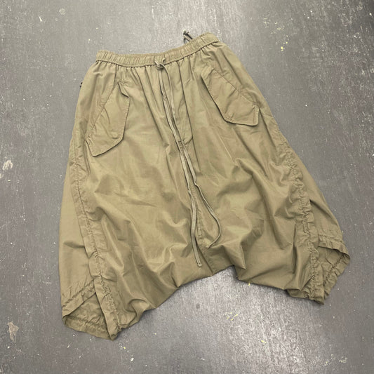 Julius Curved Leg Layer Drop Crotch Shorts