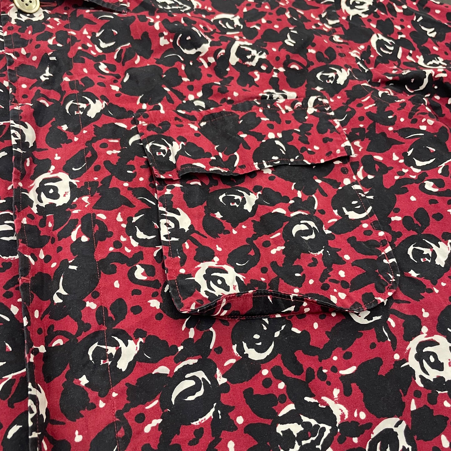 Yohji Yamamoto Y’s For Men Gothic Floral Shirt