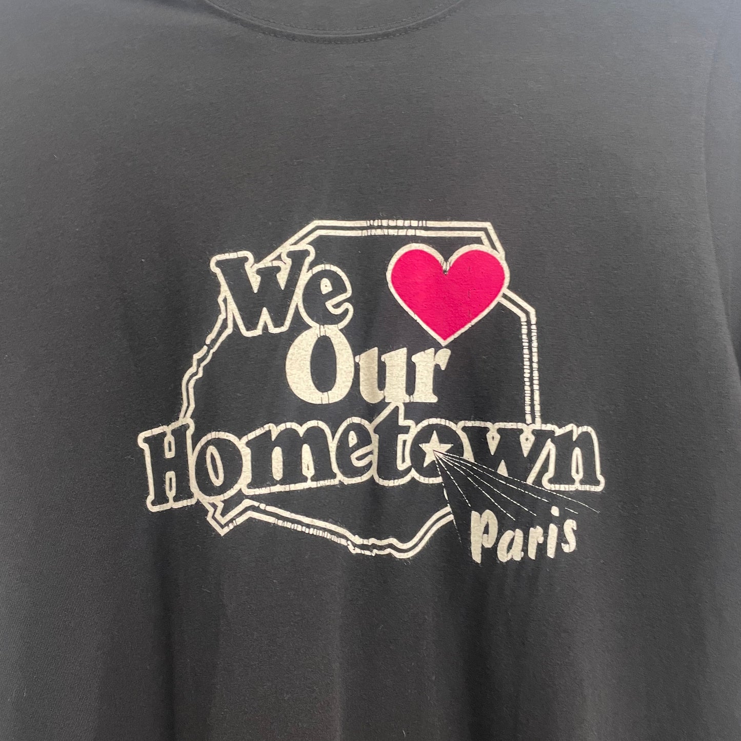 Vetements Hometown Split Back Tee