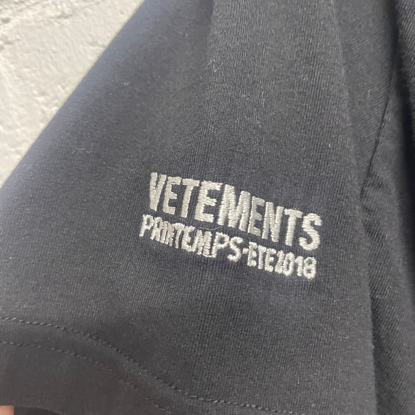 Vetements Hometown Split Back Tee