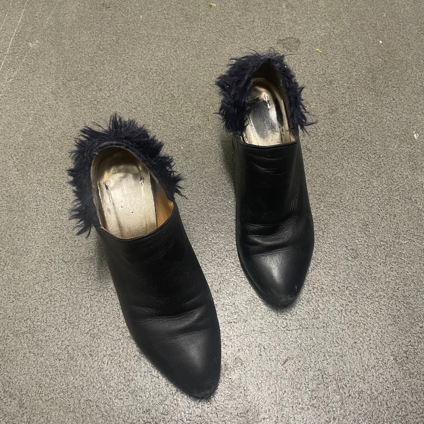 Undercover Fur Backed Heel