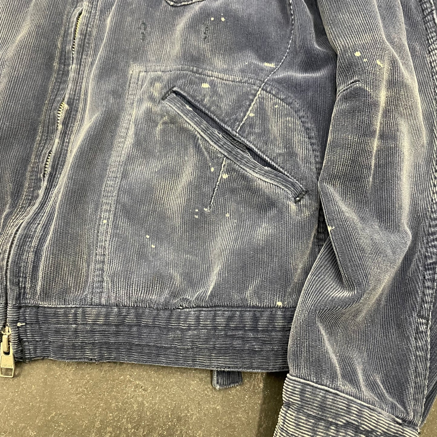Number (N)ine Zippo Pocket Velveteen Cord Jacket