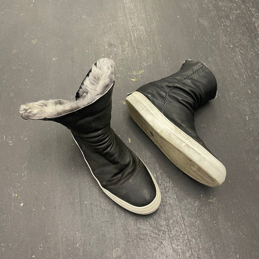 Incarnation Linea-F Horse Leather Backzip Sneaker