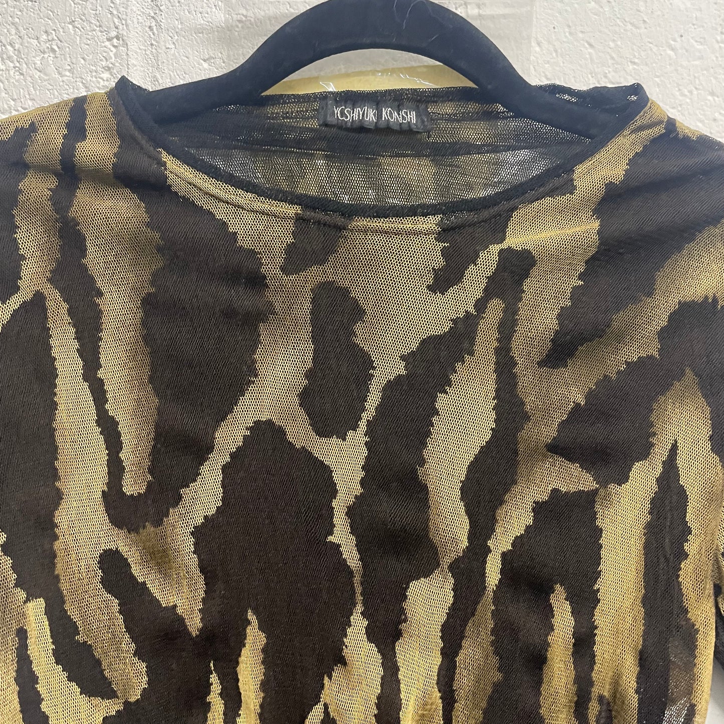 Yoshiyuki Konishi Double Layer Mesh Animal Tee