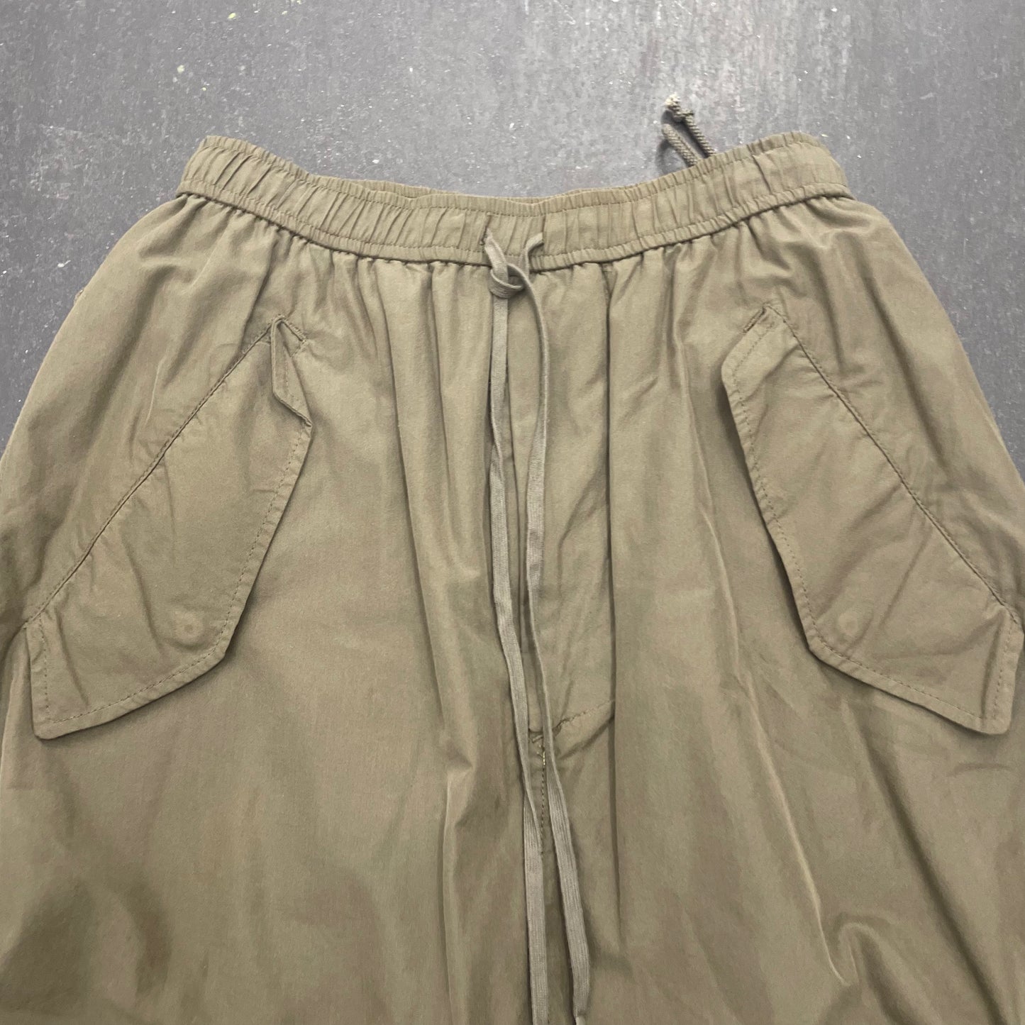 Julius Curved Leg Layer Drop Crotch Shorts