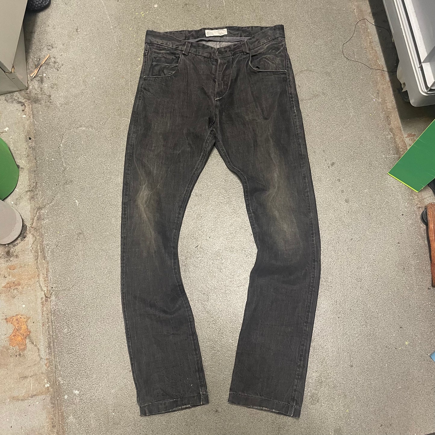 Layer-0 Chain Seamed Jeans