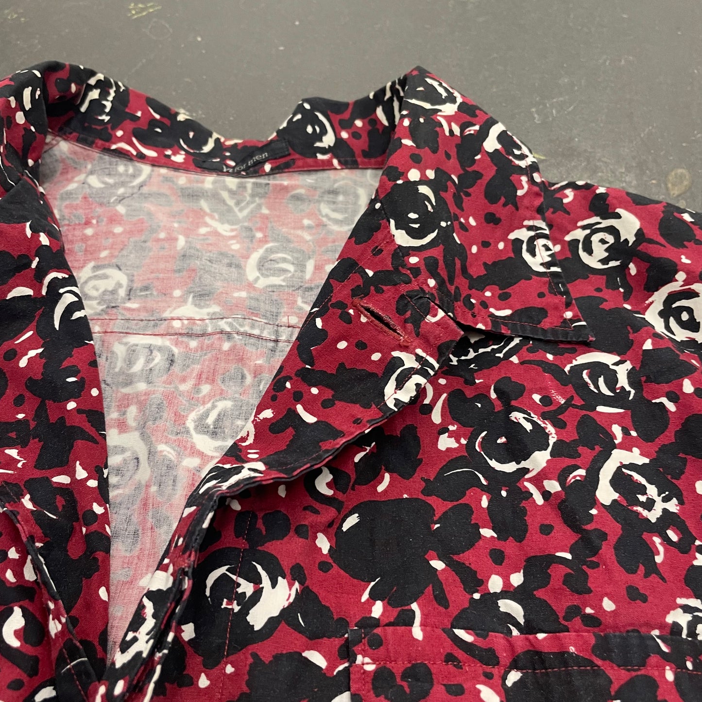 Yohji Yamamoto Y’s For Men Gothic Floral Shirt