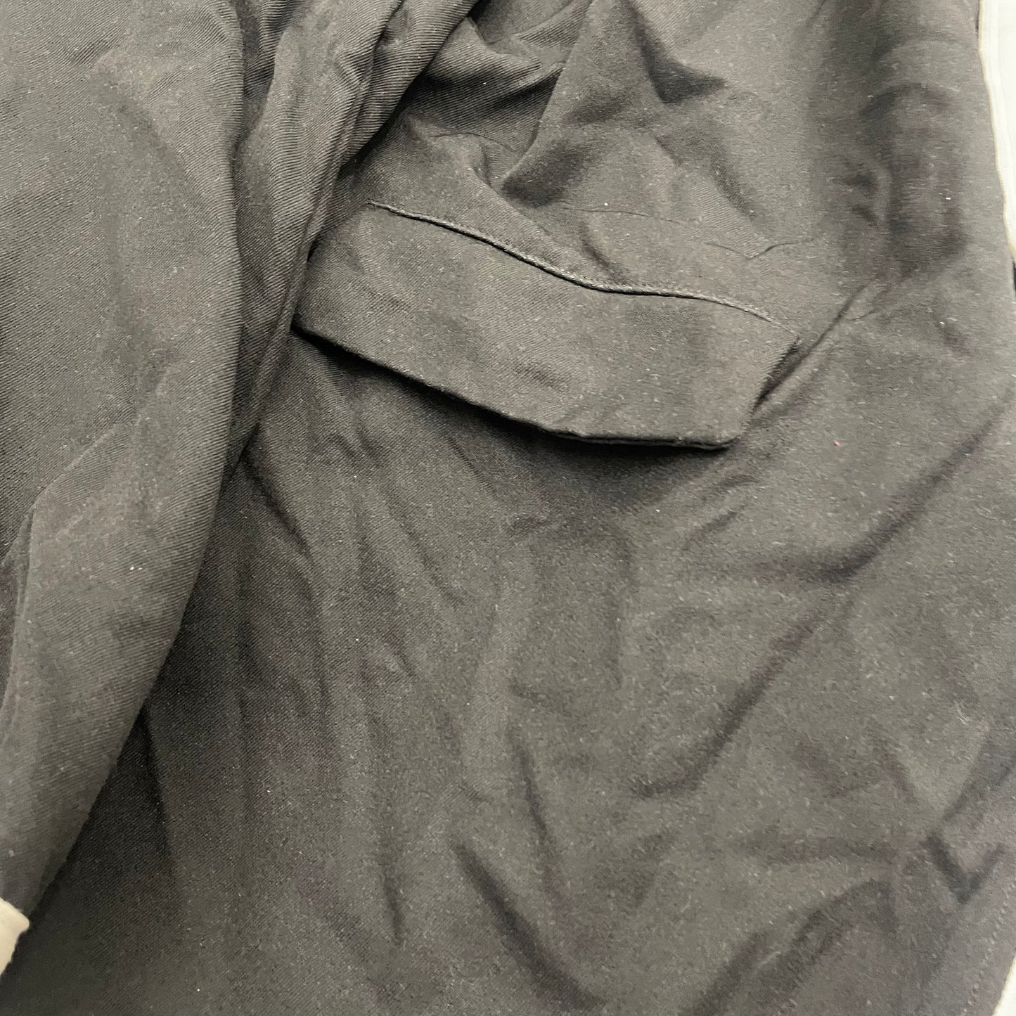 Comme Des Garcons Black Boiled Poly Camo Trim Blazer