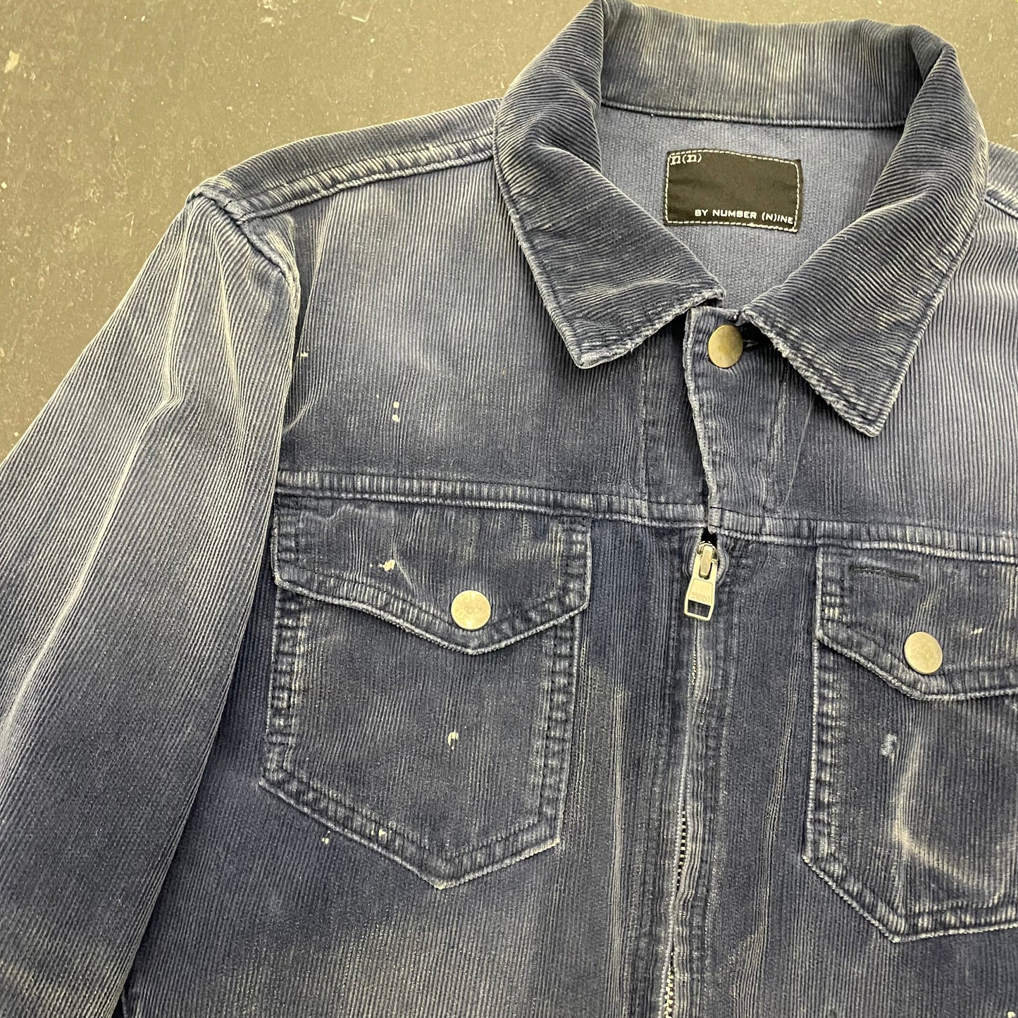 Number (N)ine Zippo Pocket Velveteen Cord Jacket