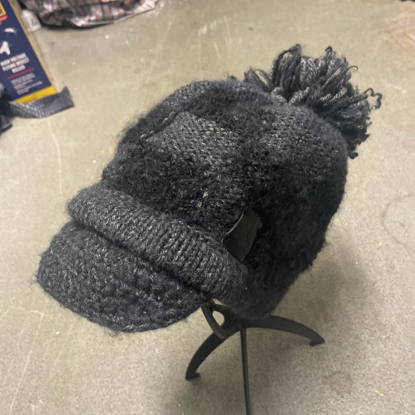 Vivienne Westwood Peaked Knit Bobble Hat