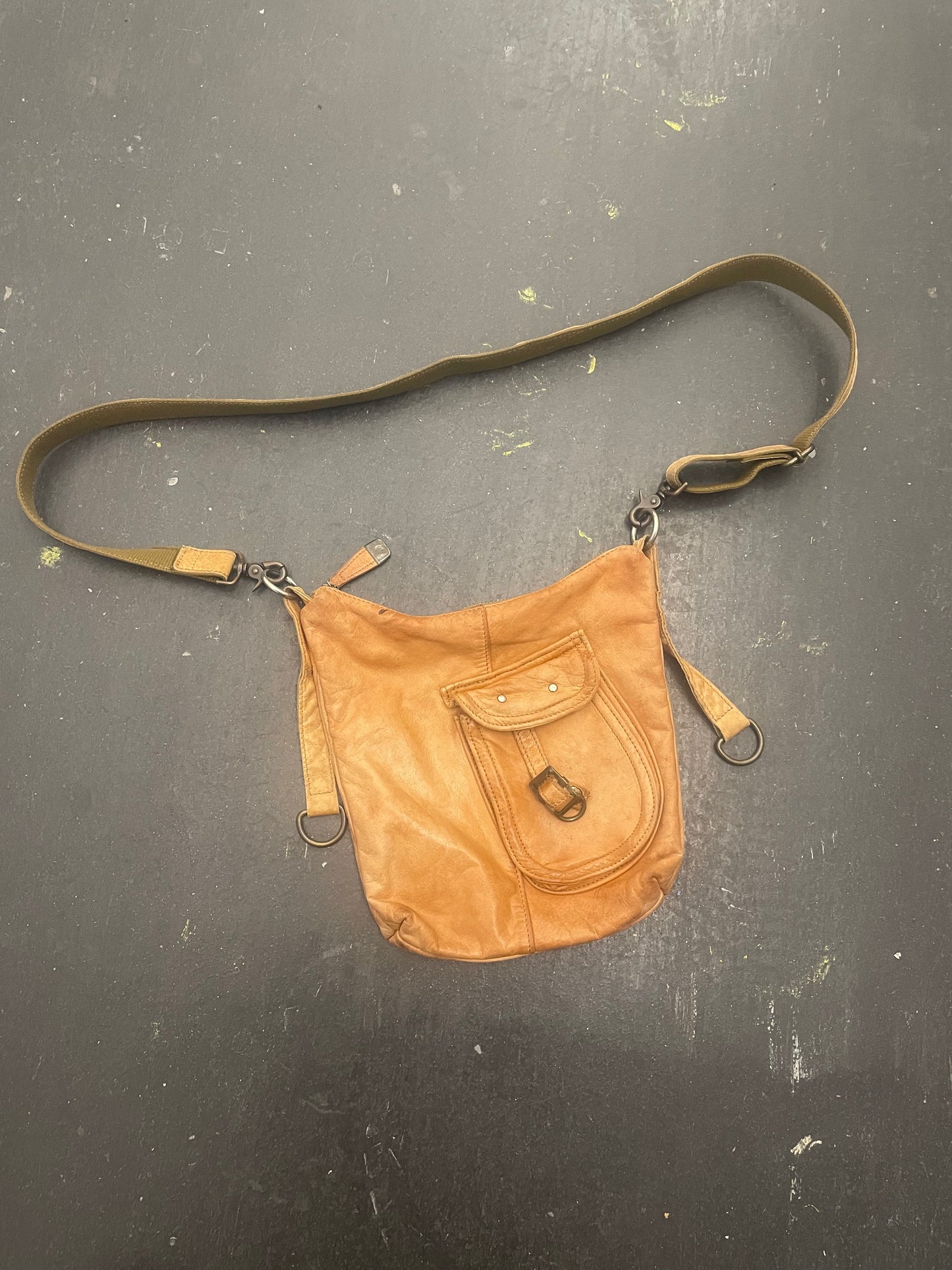 ZER Leather Buckle Bag