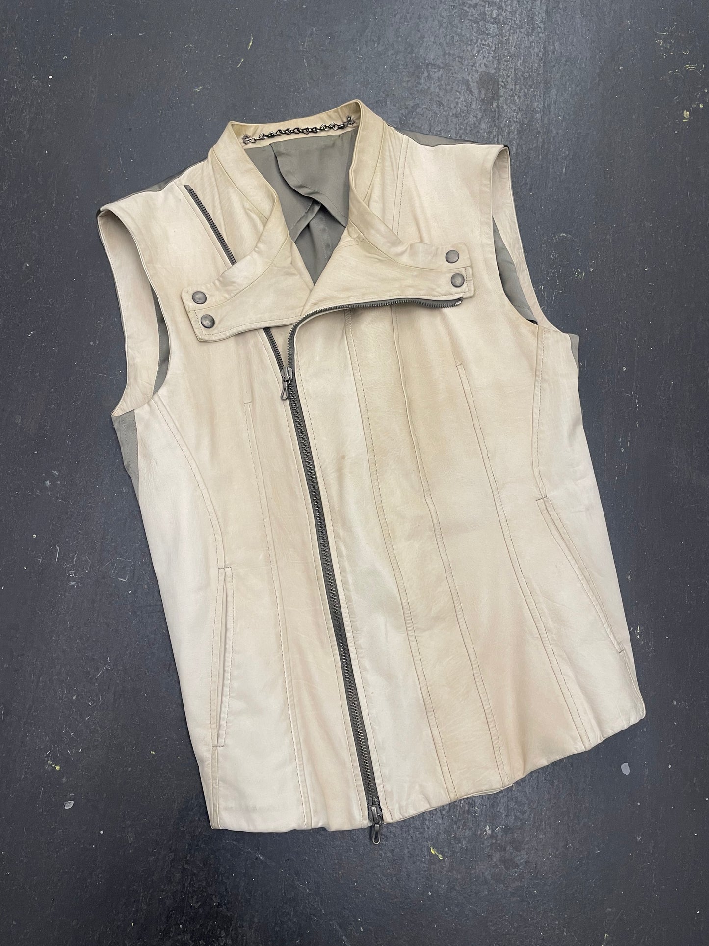 Julius Convertible Leather Vest