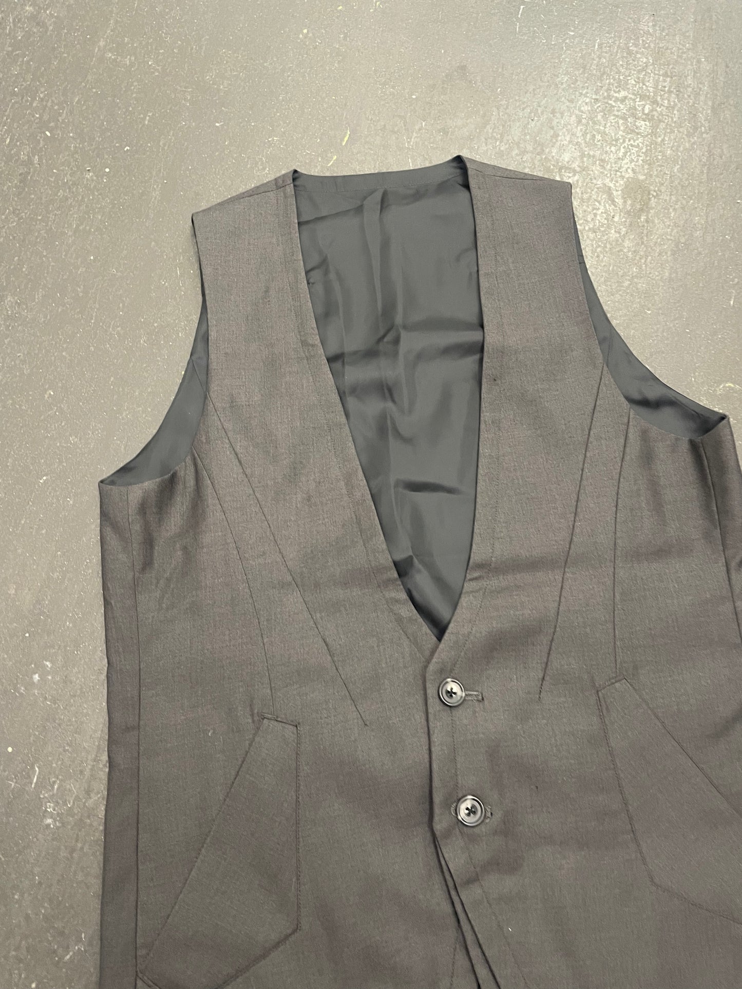 PPFM Layer Hem Zipper Waistcoat