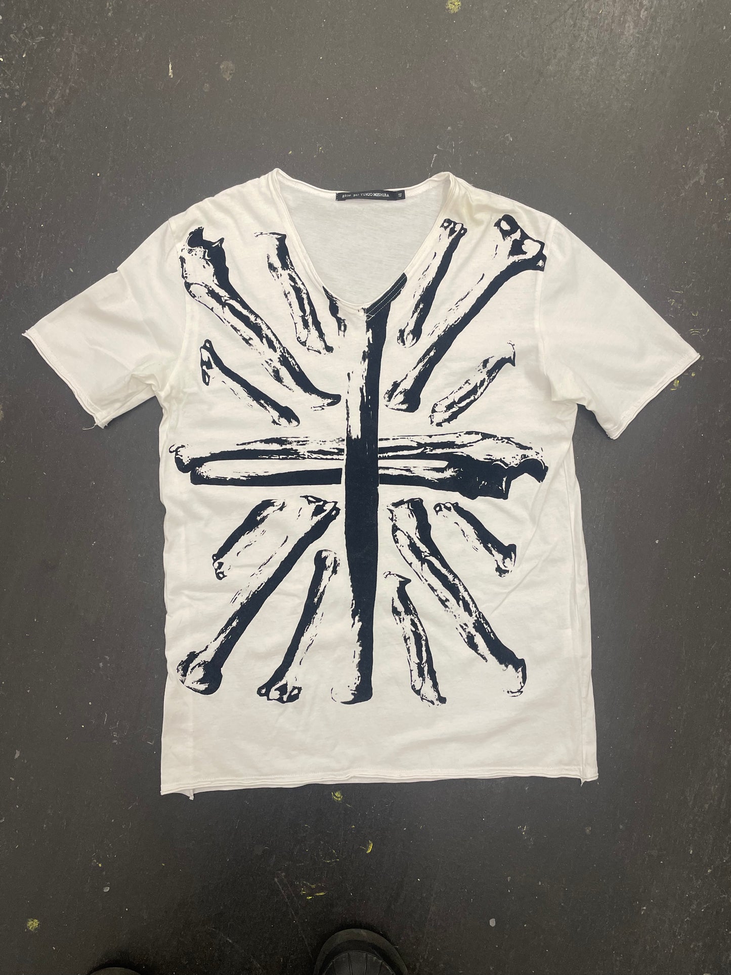 Gene Par Yukio Mishiba Bone Union Jack Tee