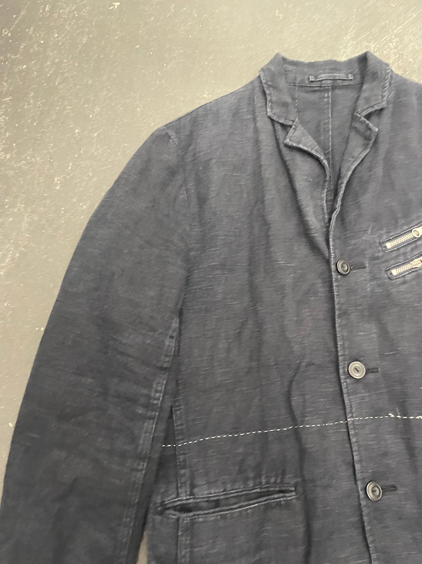 PPFM Seam Front Linen Jacket