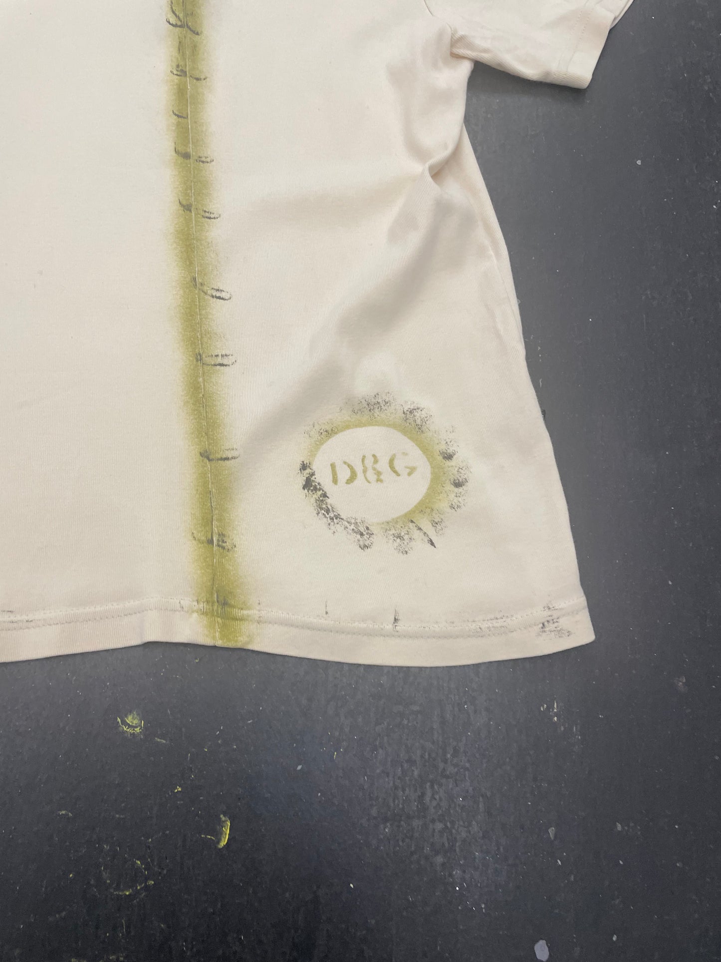 Dolce & Gabbana Trompe Loeuil Zip Tee