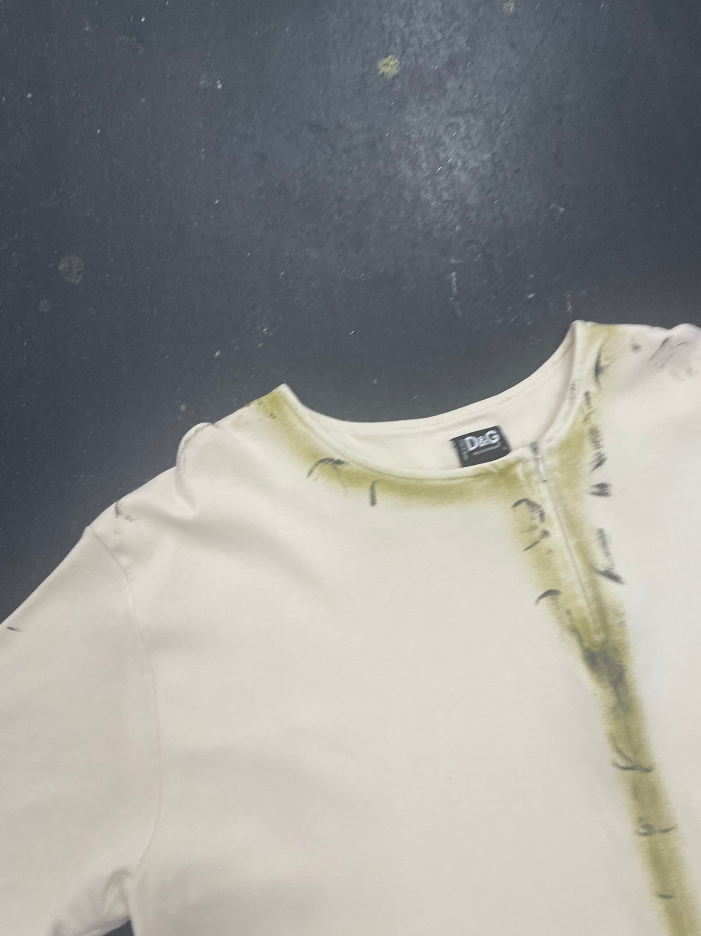 Dolce & Gabbana Trompe Loeuil Zip Tee