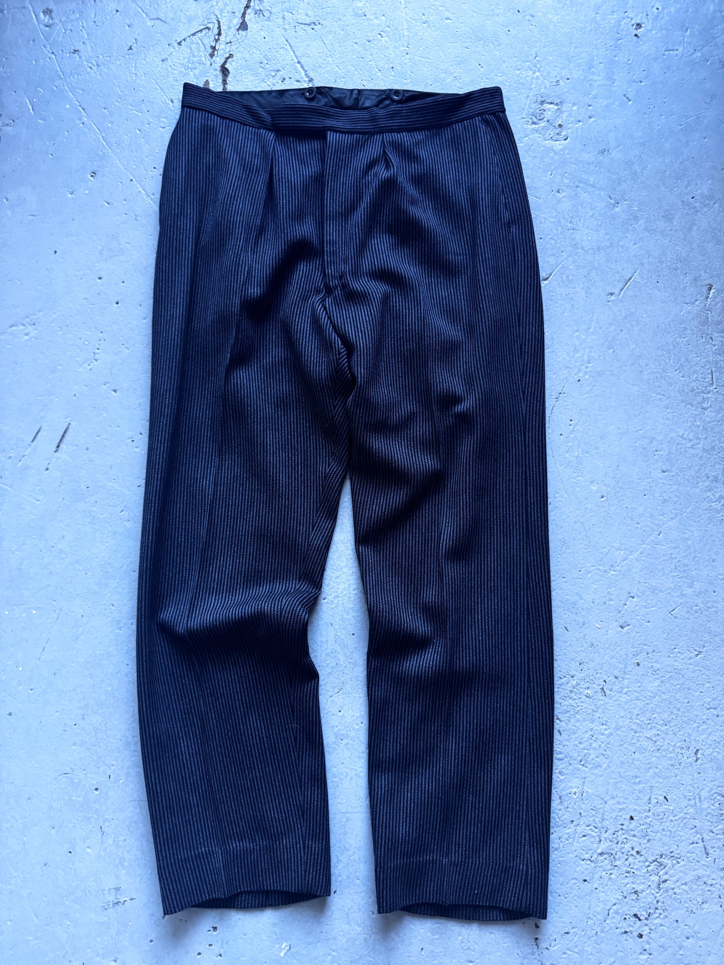 vintage british pinstripe slack