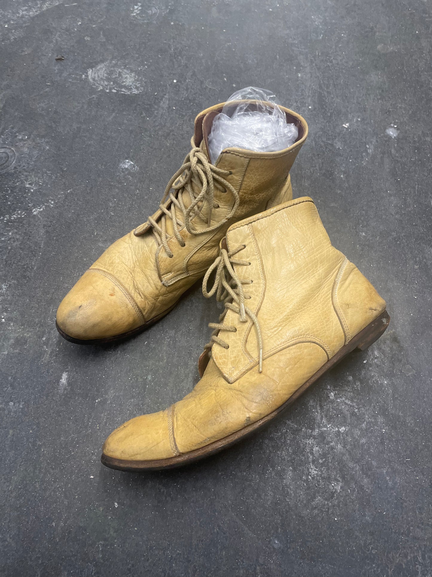 Mihara Yasuhiro Aged Leather Boots