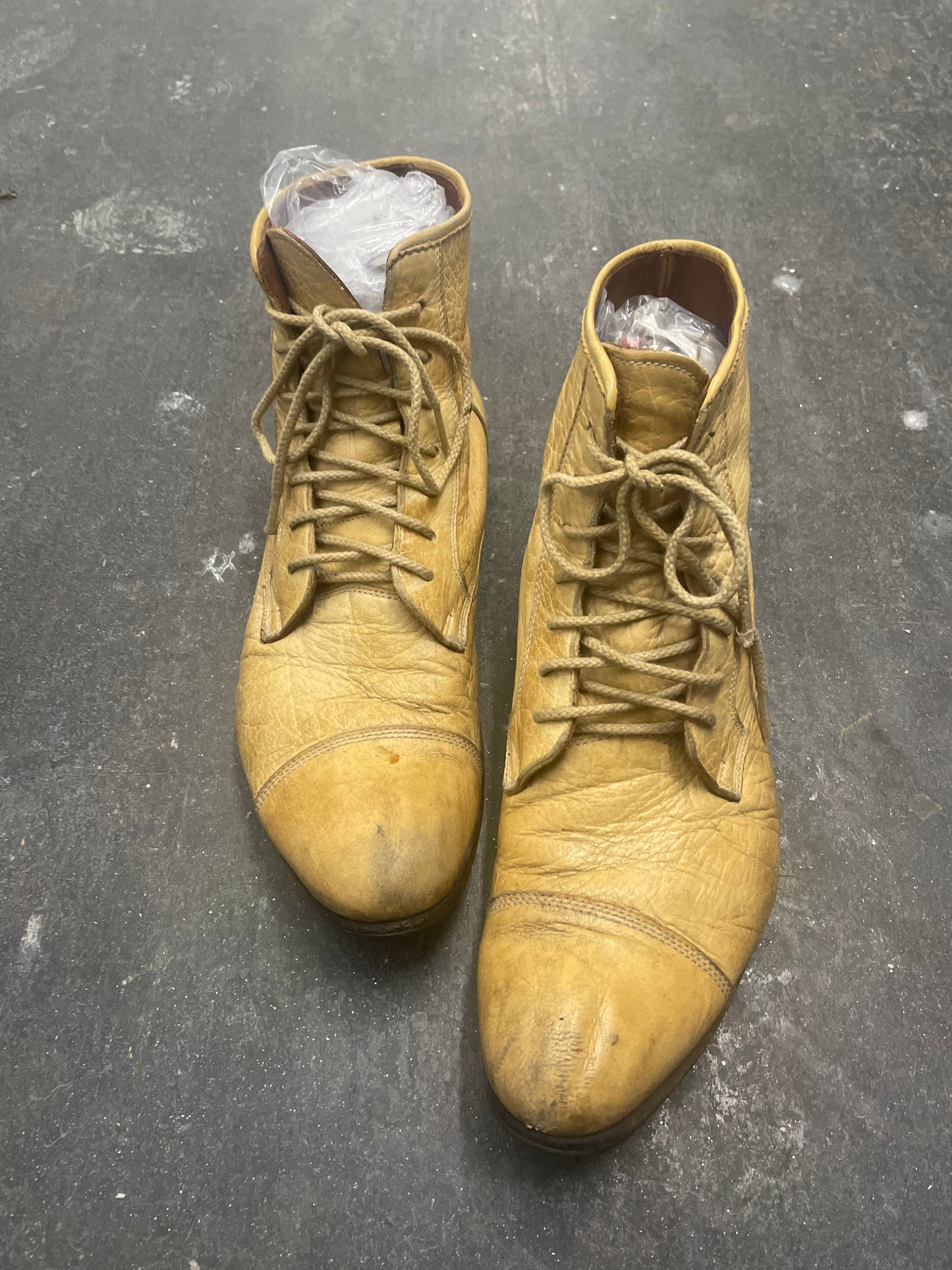 Mihara Yasuhiro Aged Leather Boots