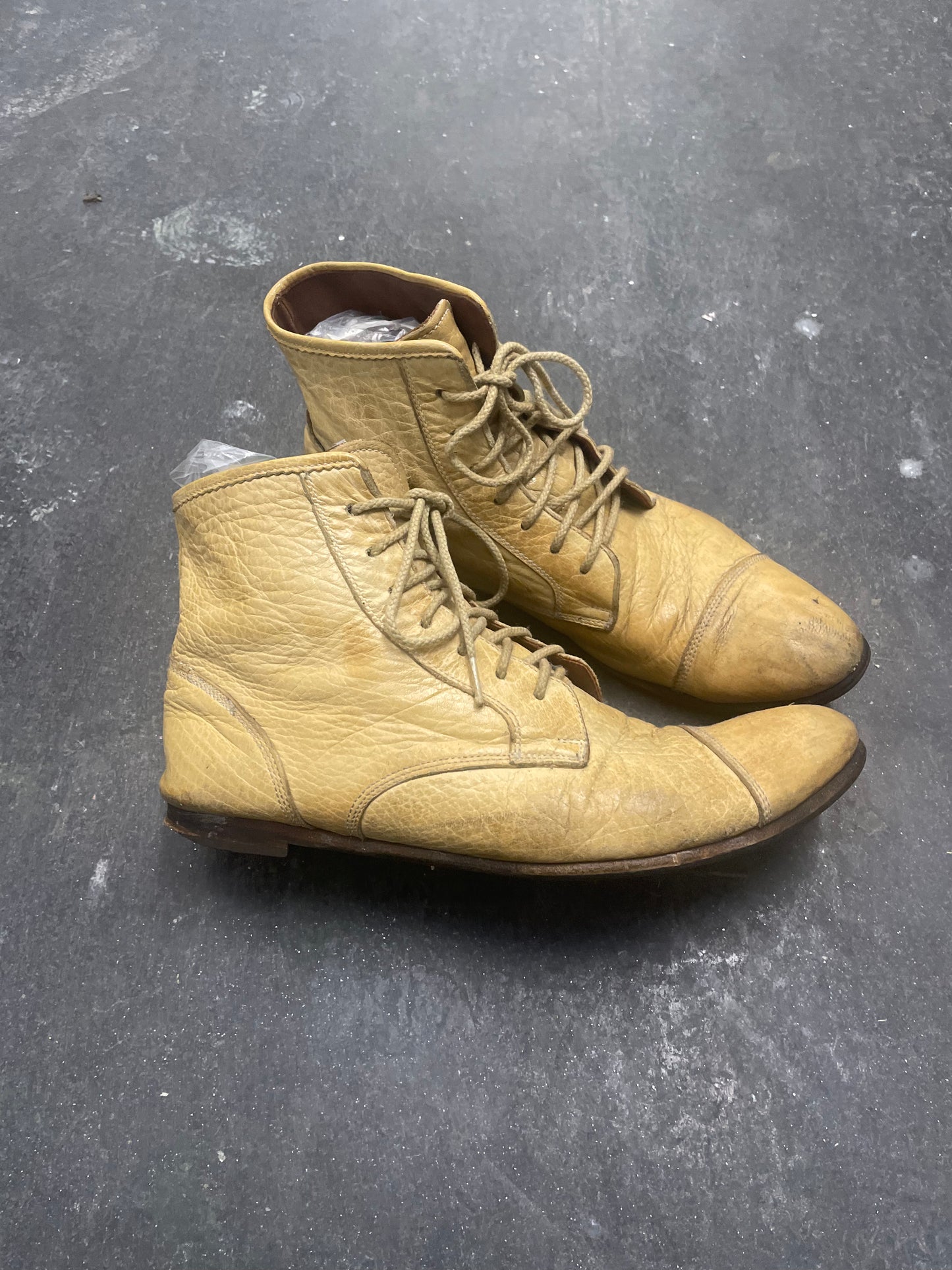 Mihara Yasuhiro Aged Leather Boots